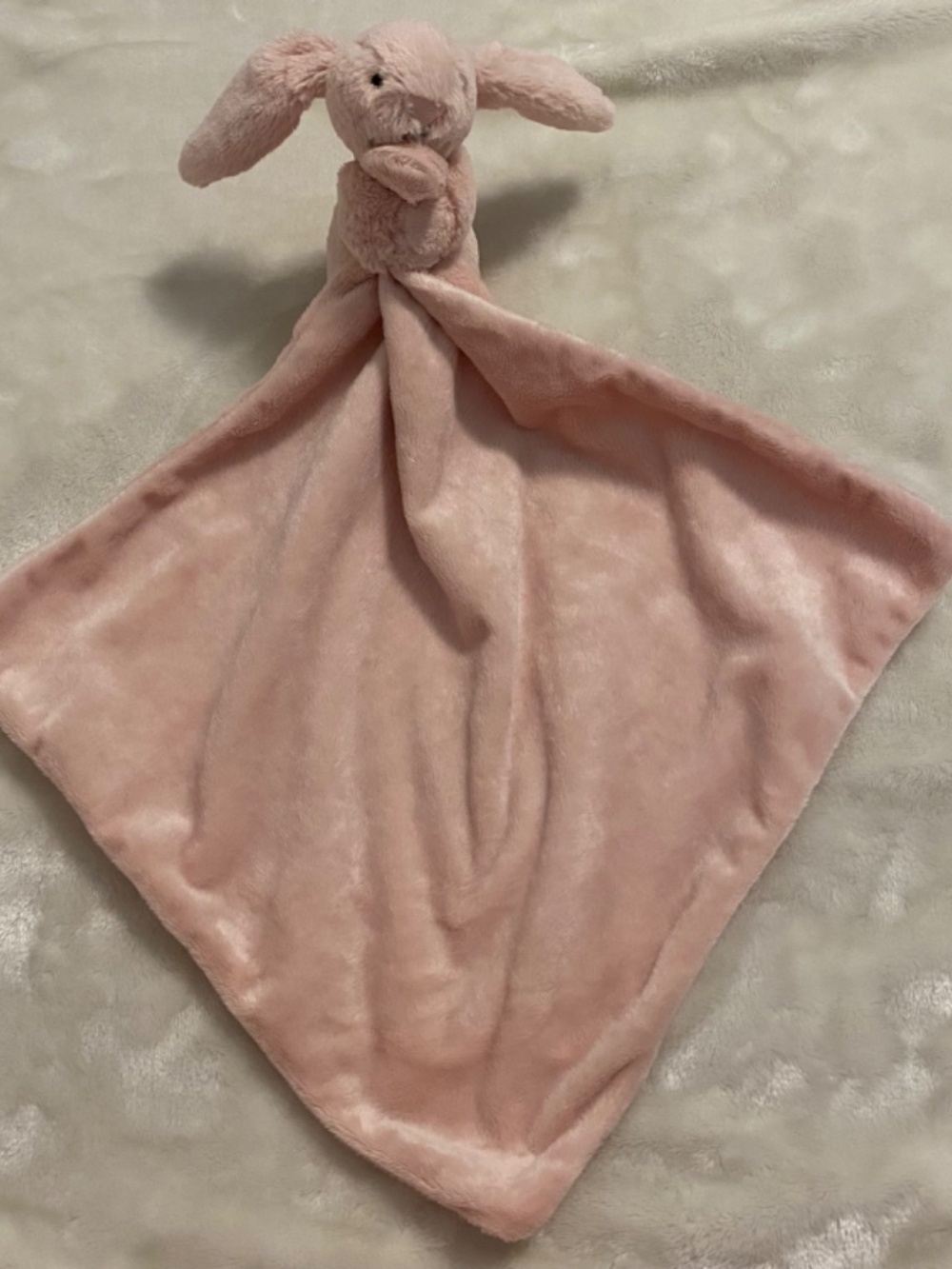 Jellycat Pink Bunny Plush Soother Lovey Baby Security Blanket